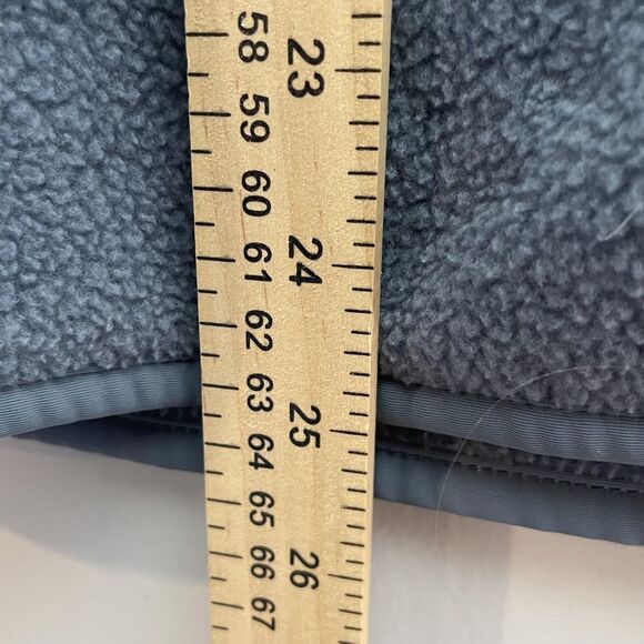 Patagonia Synchilla Fleece Vest Mens Medium Gray Full Zip Pockets Outdoors - Picture 7 of 10